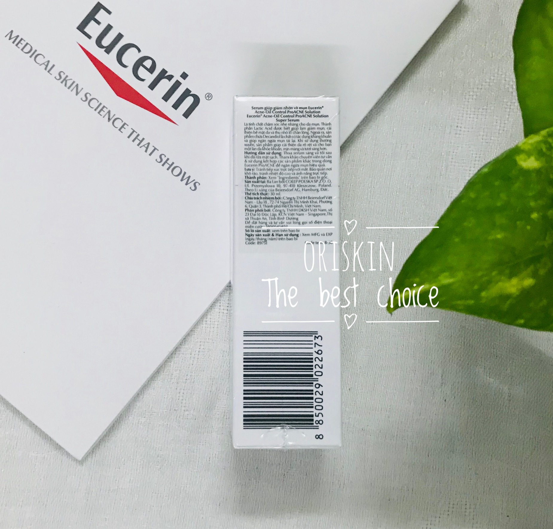 EUCERIN TINH CHẤT DÀNH CHO DA MỤN PRO ACNE SUPER SERUM 30ML