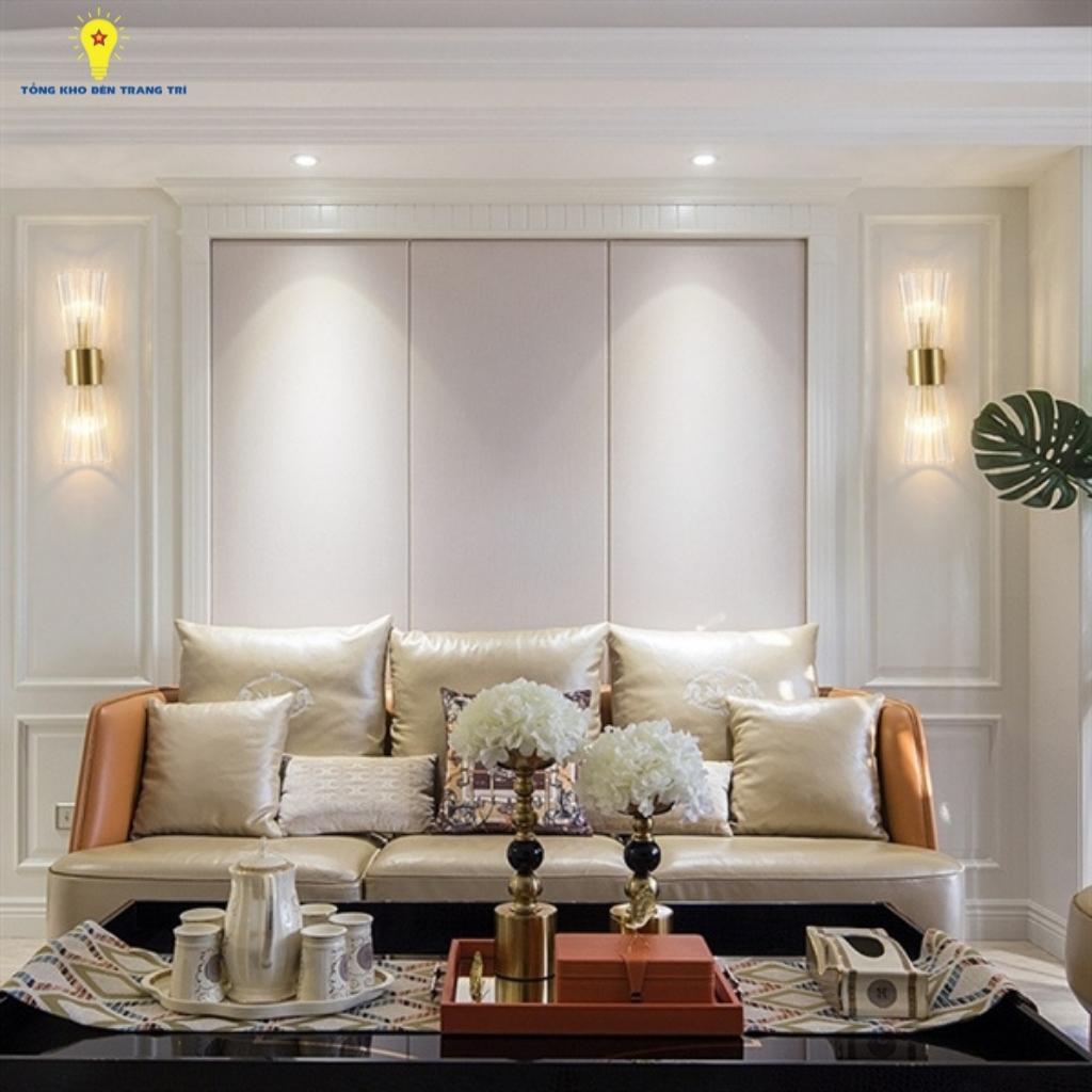 Đèn Tường Decor Pha Lê Chất Liệu Hợp Kim, Pha Lê B2579