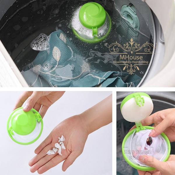 Combo 2 túi lưới giặt quần áo phao lọc cặn bẩn máy giặt bóng giặt túi lưới lọc rác dễ sử dụng độ bền cao