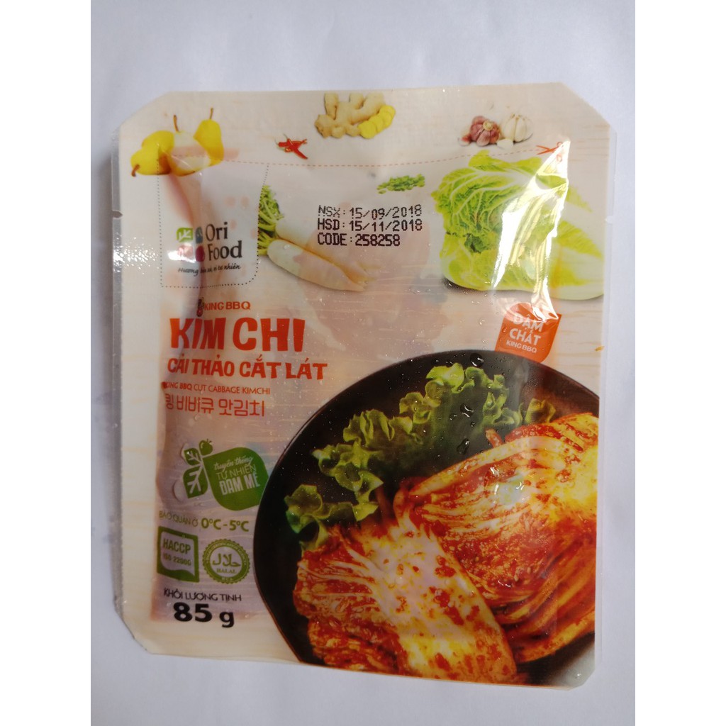 Kim chi  gói 100g ( Cải thảo cắt lát )_Monhi_Food