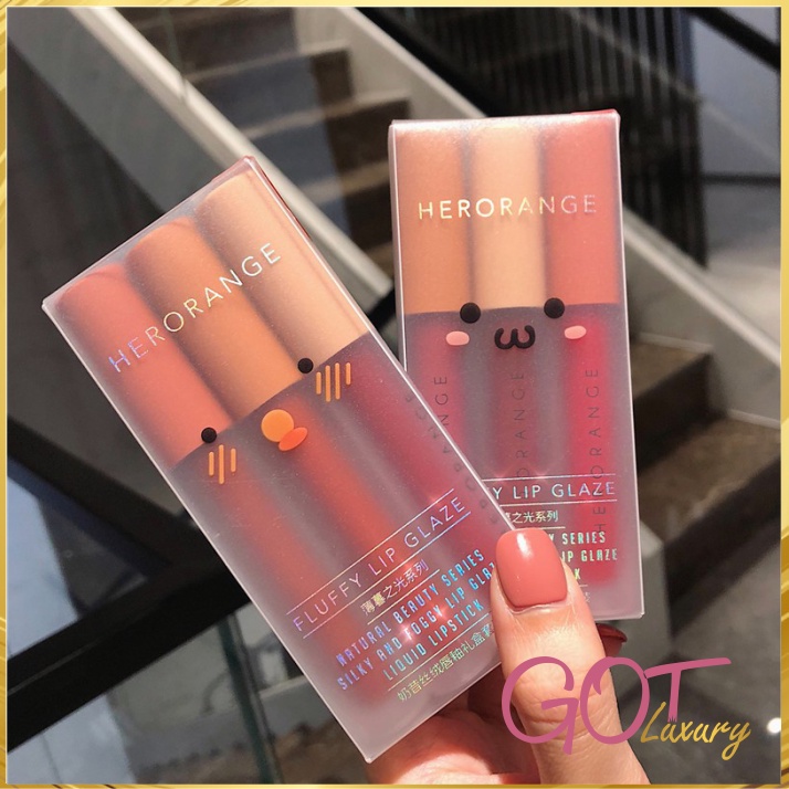 Set 3 Cây Son Kem Lì Herorange gtstore94