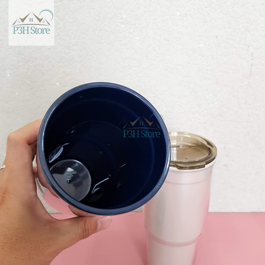 Ly nhựa 2 lớp Lock&Lock double wall cold cup 900ML HAP502