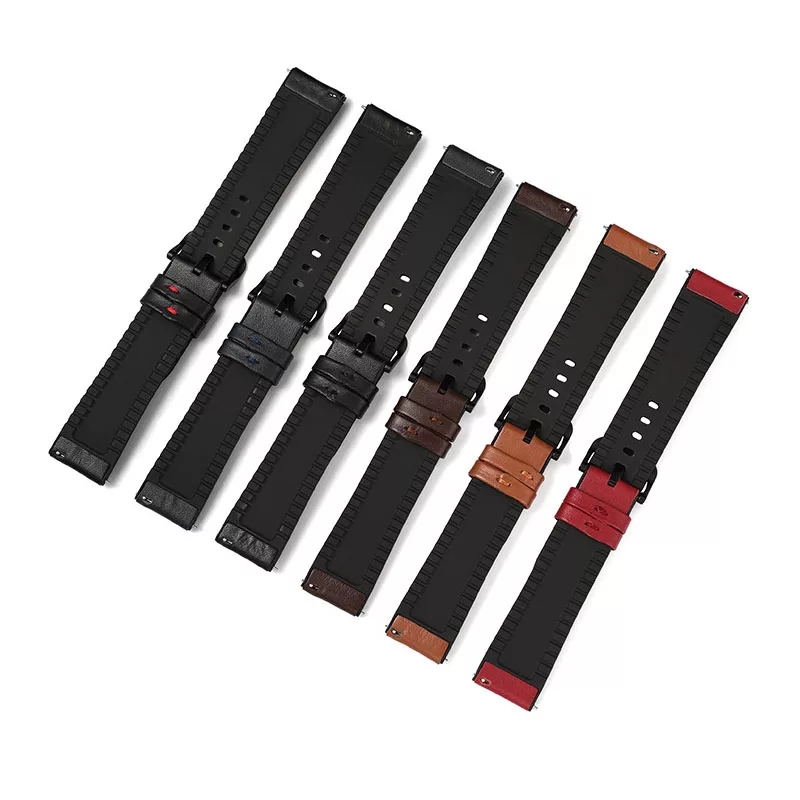[HCM]Dây da hydrid Smartwatch 20mm/ 22mm
