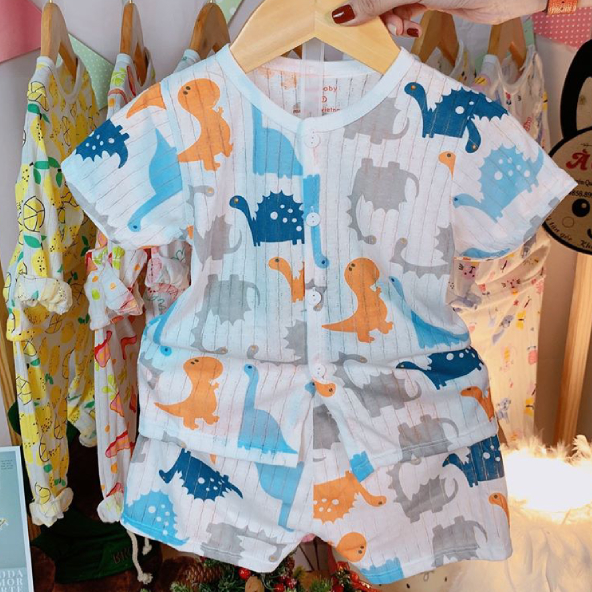 Bộ cotton giấy siêu mát cho bé 4-16kg