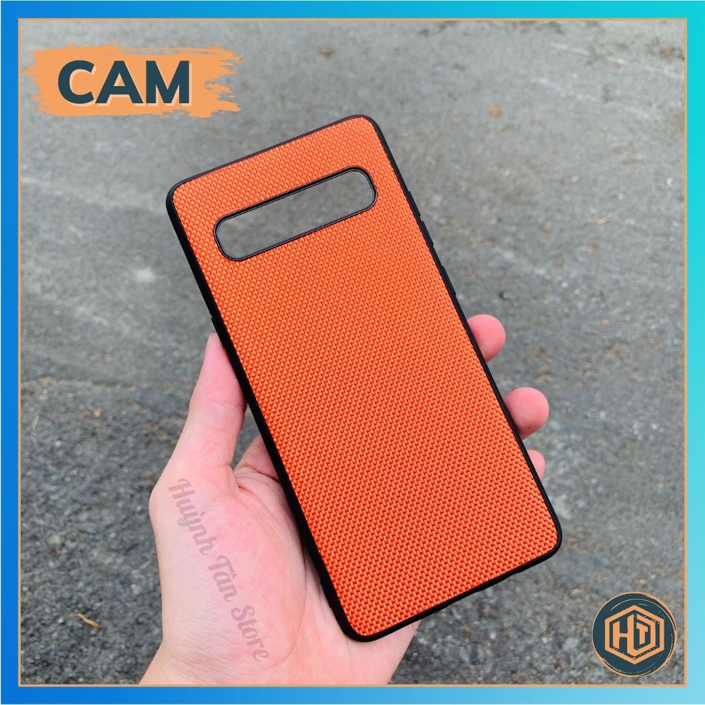 Ốp lưng s10 5g vân VẢI NYLON nhiều màu chống bám vân tay bảo vệ camera phụ kiện điện thoại huỳnh tân store
