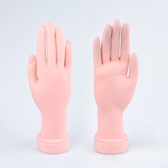 Bàn Tay Giả Silicon học nails