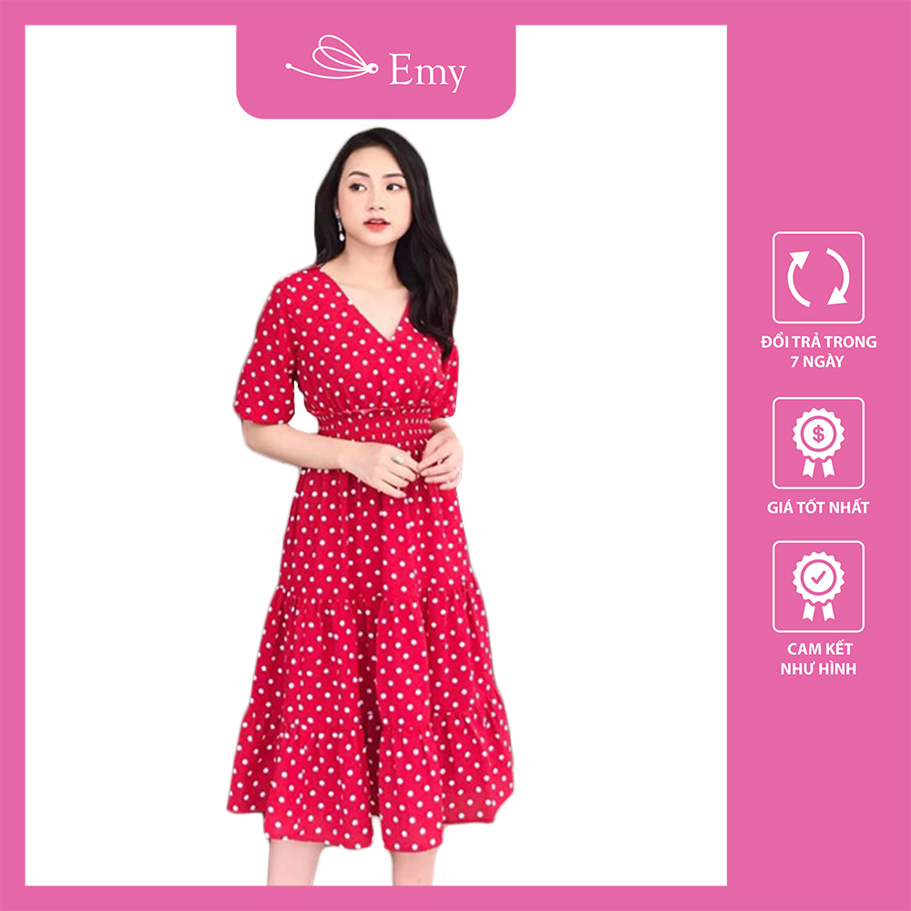 [HCM]ĐẦM CHẤM BI NỔI BẬT B280