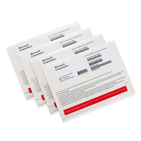 Microsoft Windows 10 Pro 64bit 1pk DSP OEI DVD (FQC-08929)