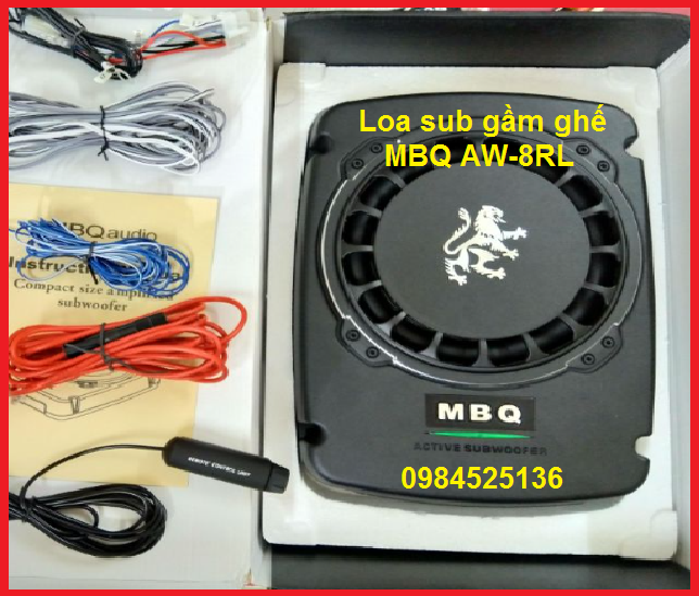 [Loa sub gầm ghế] LOA SUB GẦM GHẾ MBQ 8RL, LOA SUB MBQ SƯ TỬ CHÍNH HÃNG .Loa siêu trầm nghe siêu đã.Loa sub giá rẻ.Loa sub gầm ghế MBQ.