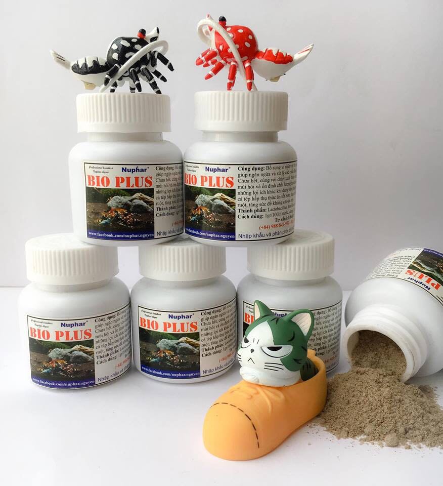 [HCM]Nuphar Bio Plus - Men Tiêu Hoá - Khử Độc Dành Cho Cá Tép