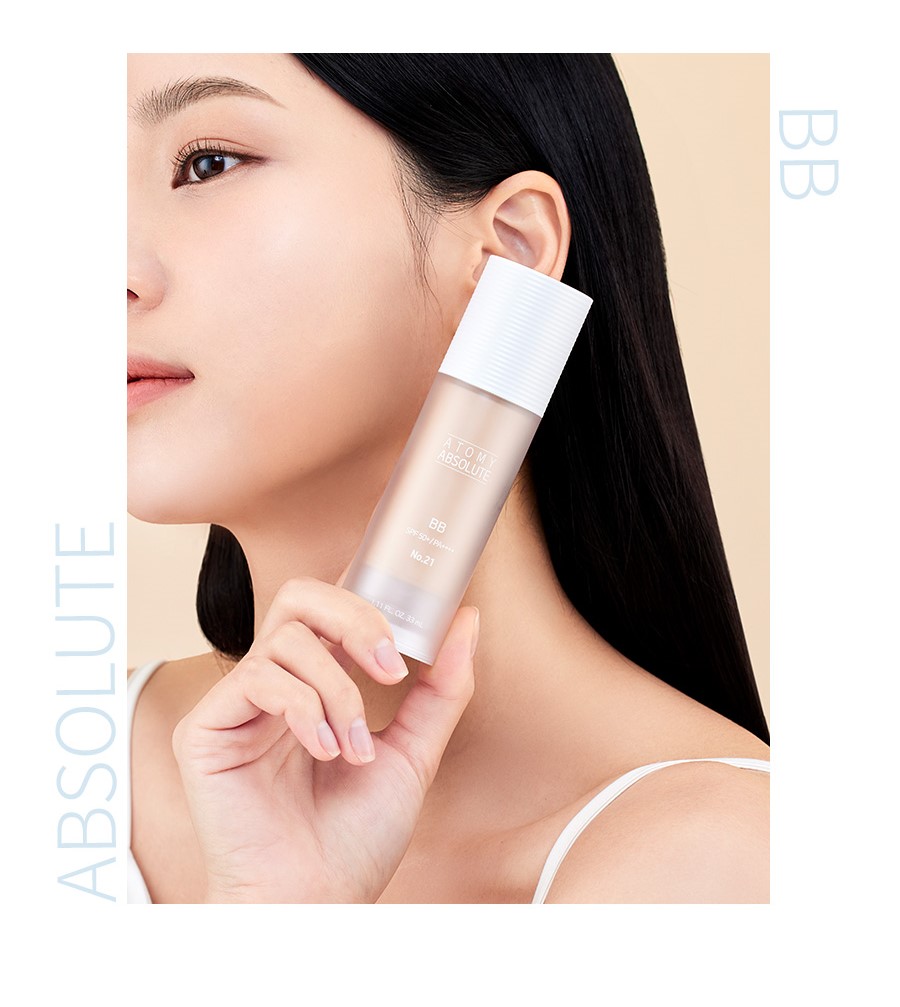 [HCM]Kem nền kết hợp kem chống nắng Atomy Absolute BB loại mới Tone màu 21 sáng SPF 50+/ PA++++