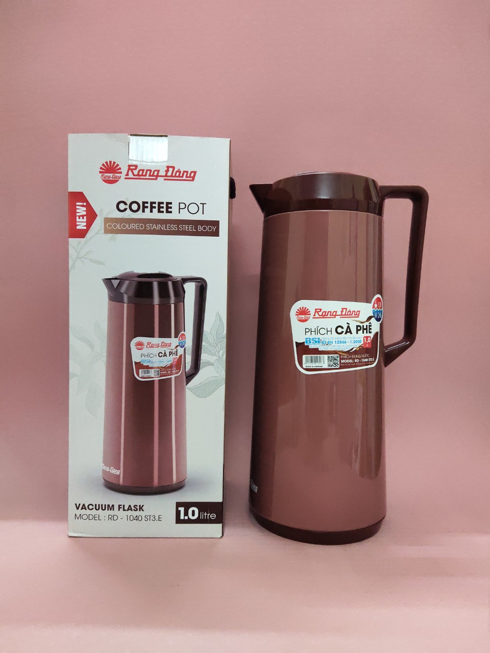 Bình Đựng Nước, Bình Trà, Bình Cafe Cao Cấp 1000ml  RD 1040 ST3.E Rạng Đông