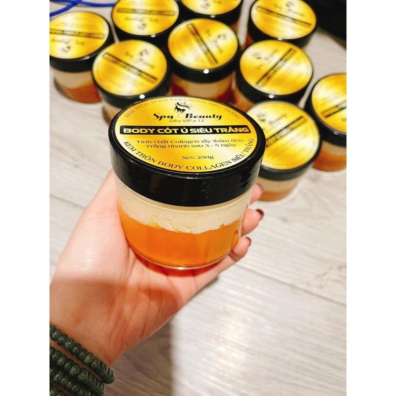 Kem cốt ủ siêu trắng body 2 tầng 200g