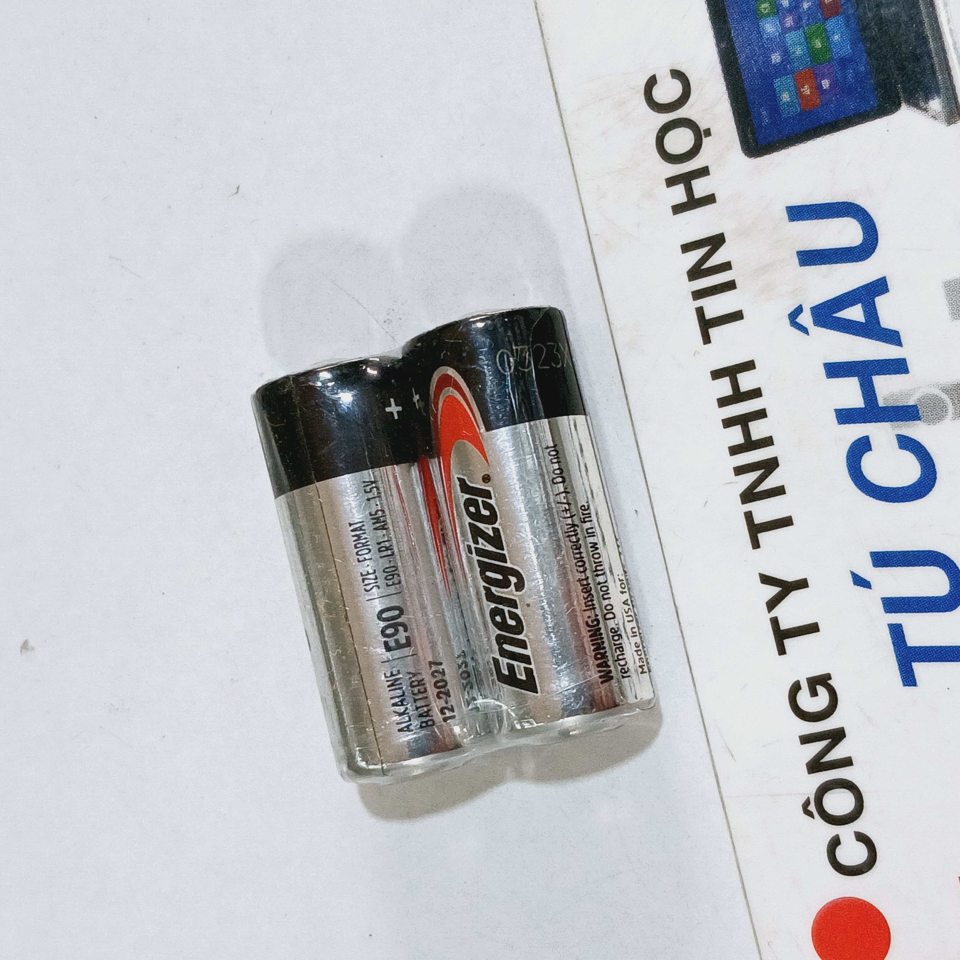 Pin LR1, R1, SIZE N, SUM5, 910A, E90, UM5 - 1.5V / Energizer Alkaline Battery (Vĩ 2 Viên)