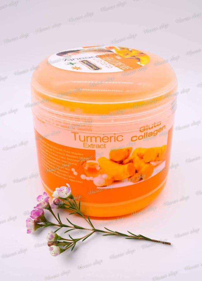 01 Hủ Muối Tắm SPA SEA SALT 600gram - Hương NGHỆ MẬT ONG
