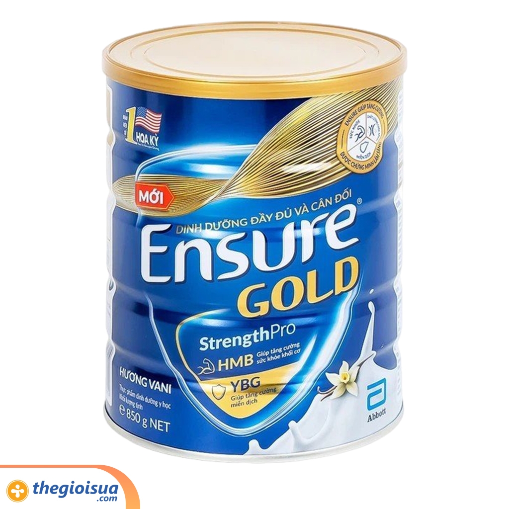 Combo 2 lon ensure gold vani 850gr 2025 mẫu mới