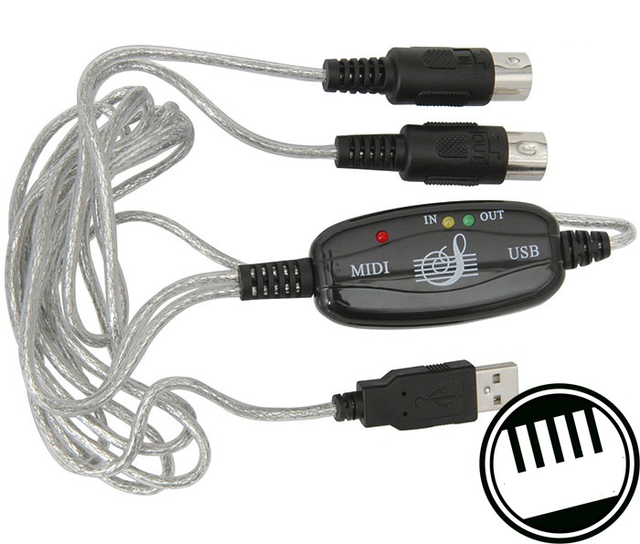 Cáp Midi to USB Cable cho Organ, Keyboard BC-08C