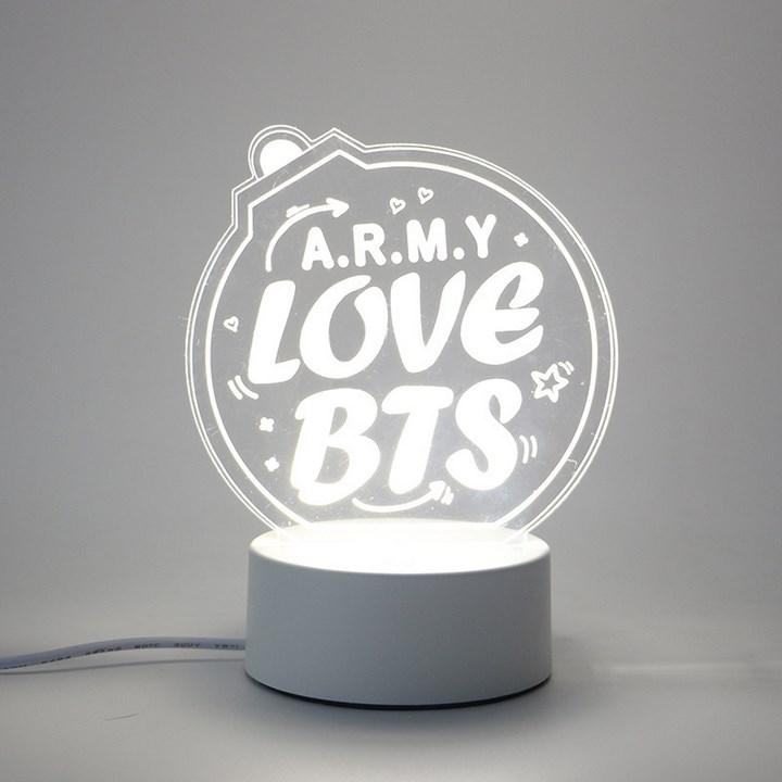 Đèn ngủ BTS phát sáng MICA tiện lợi nhóm nhạc idol hàn quốc cho ARMY
