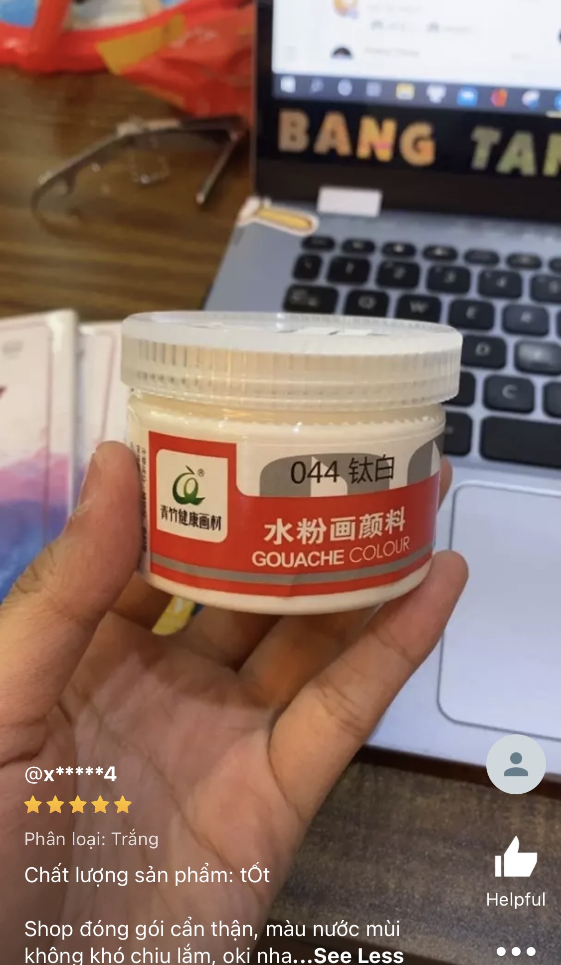 Màu Nước Lẻ CHINJOO Cao Cấp Hũ 100ml