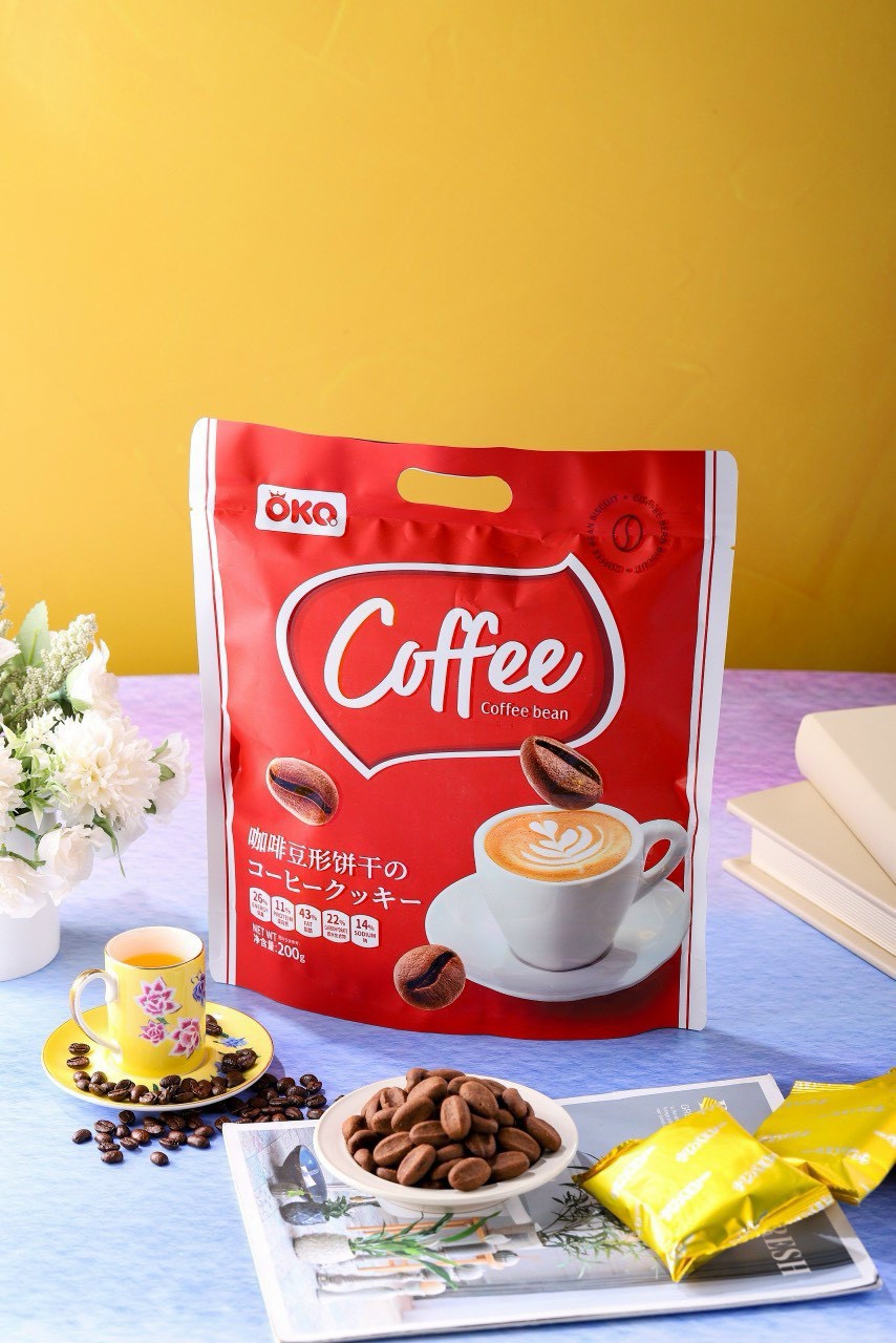Bánh Quy Hạt Cà Phê OKQ 200gram