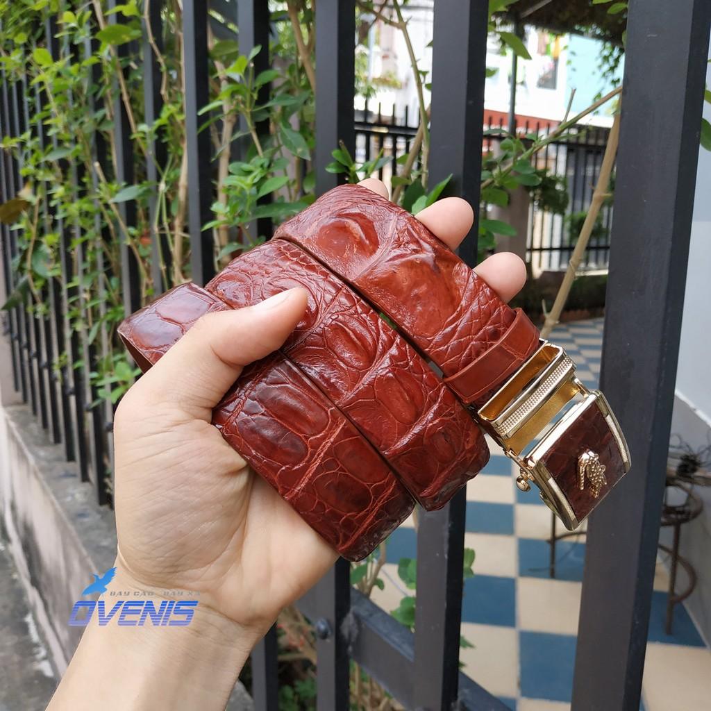 [FREE SHIP] Thắt Lưng Da Cá Sấu Liền Nguyên Con [DA CÁ SẤU THẬT 100% RẤT BỀN]