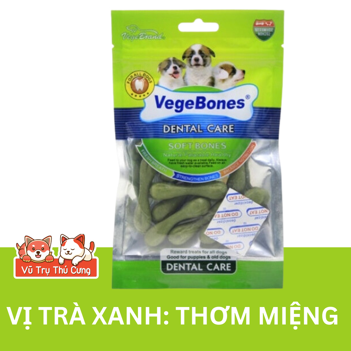 Teeth clean soft reward dog bone, nutritious bone nutrition 60g