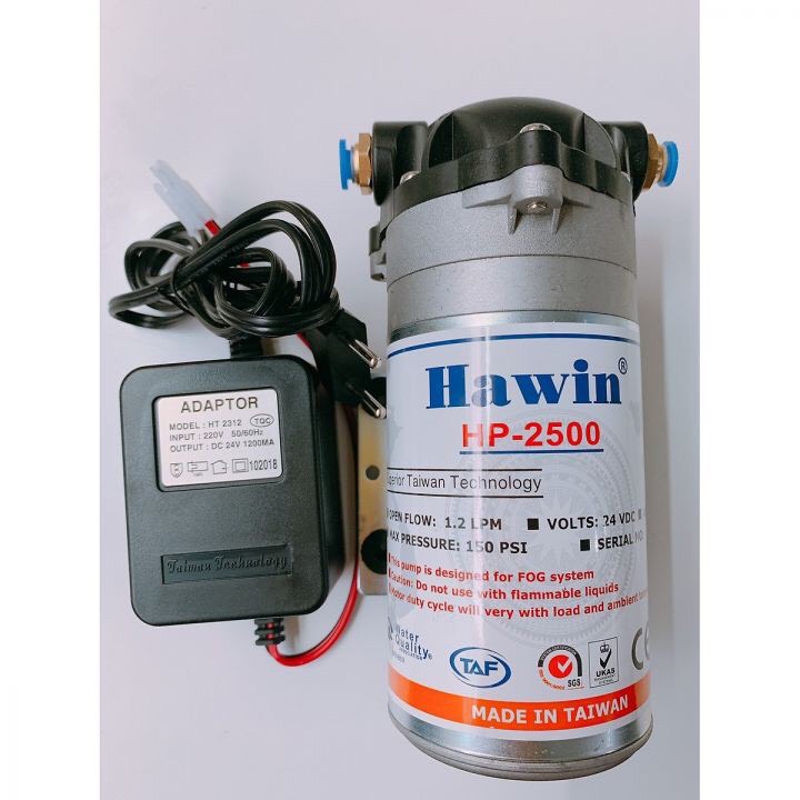Máy phun sương HAWIN HP 2500 - 2700 - TAIWAN (BẢO HÀNH 6 THÁNG)