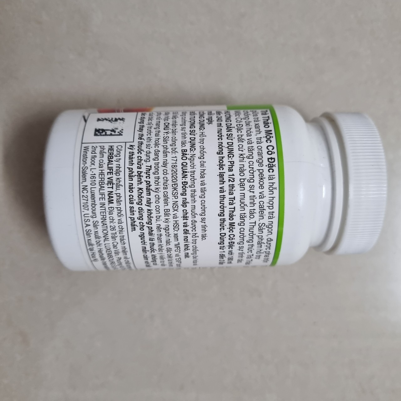 Trà cô đặc thảo mộc vị chanh Herbal Nutri