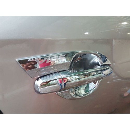 Bộ ốp tay nắm và hõm cửa toyota vios 2014-2017 mạ crom cao cấp