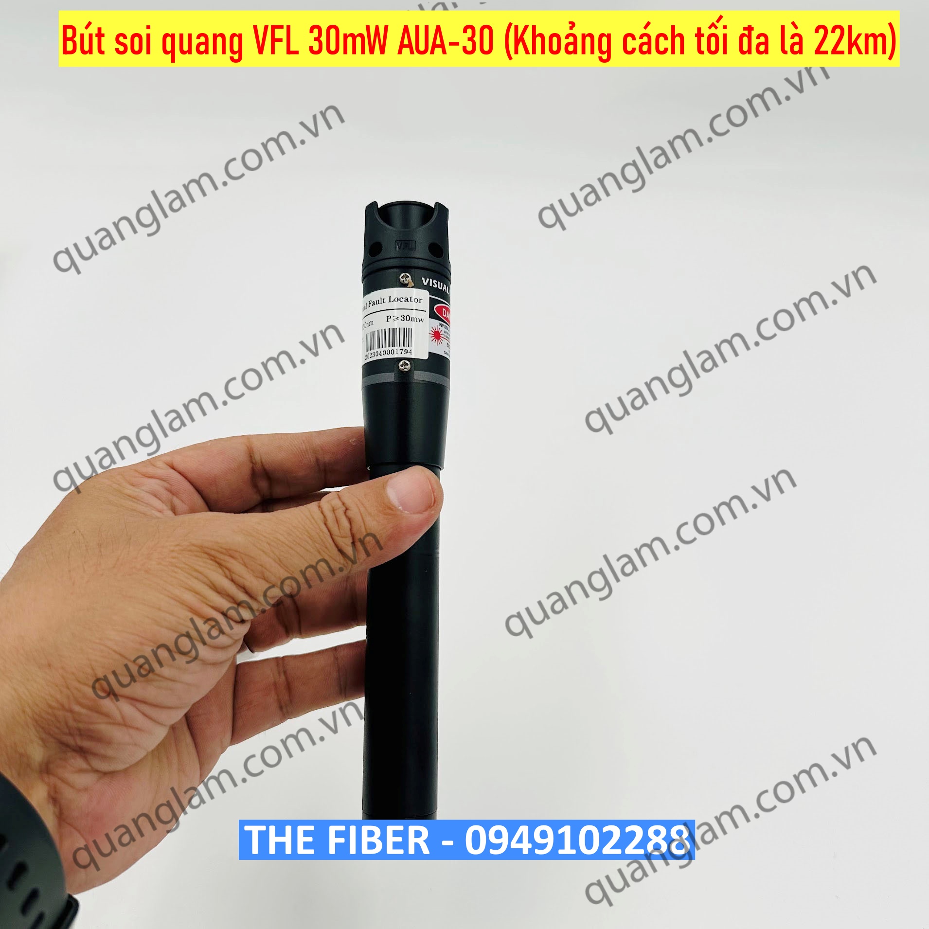 Bút soi quang VFL 30mW AUA-30 (Khoảng cách tối đa là 22km)