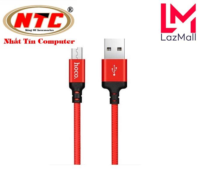 Cáp sạc dây dù hoco x14 dài 2m - cổng lightning