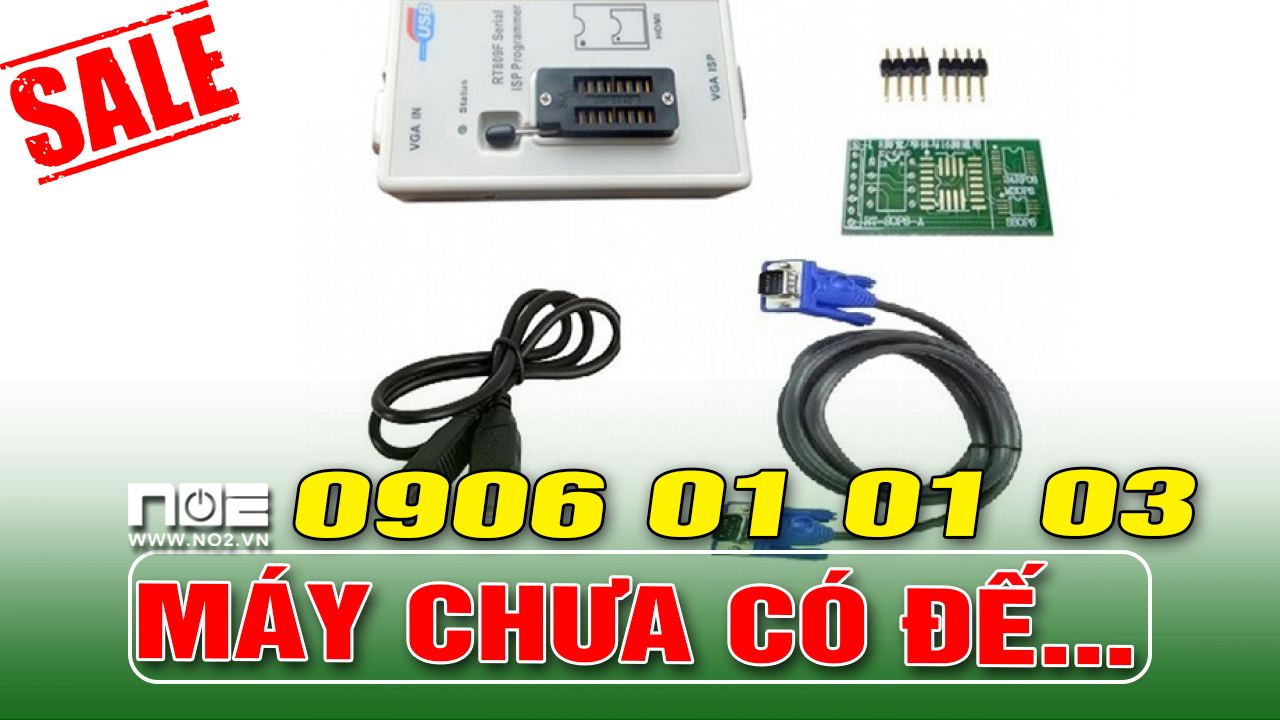 Máy chép rom mini pro rt809f chưa có đế nạp -