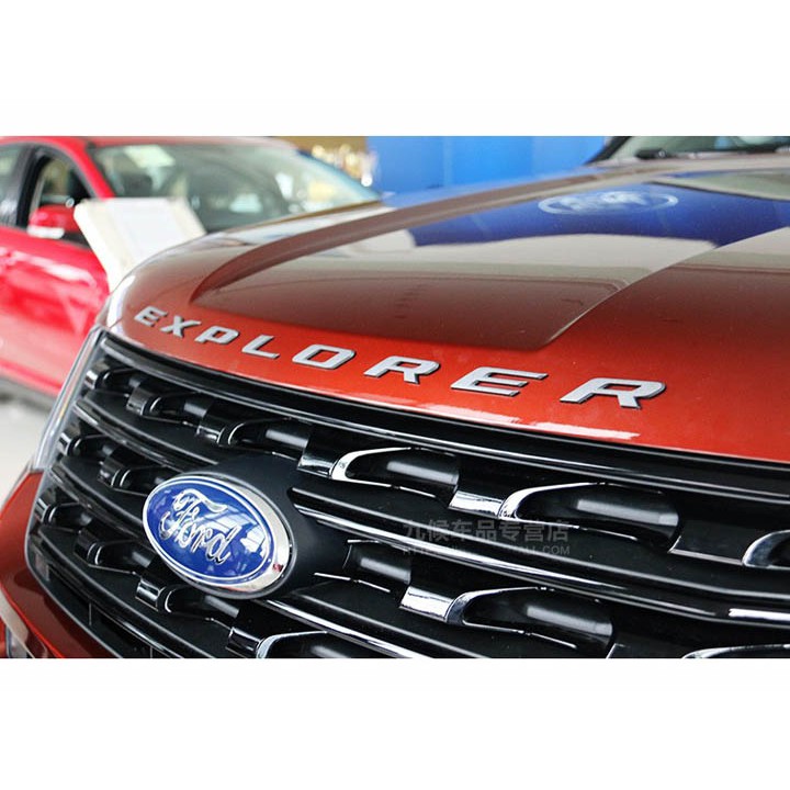 Logo chữ EXPLORER 3D nổi dán trang trí xe Ford Explorer