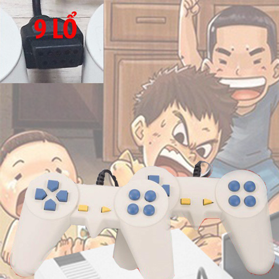 Bộ 2 Tay cầm chơi game điện tử 4 nút 9 lỗ