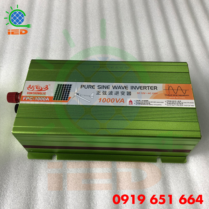 Biến tần sine chuẩn fpc-1000a 12v