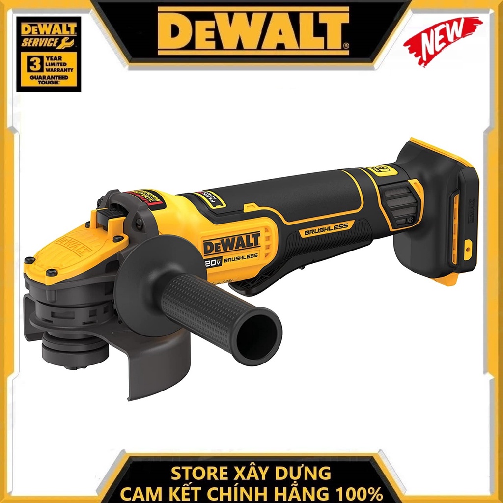 Máy mài cầm tay 20v/60v 100mm dewalt dcg409n-b1- hàng chính hãng