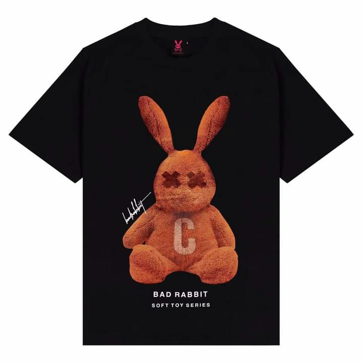 Áo Thun Thỏ Bad Rabbit Soft Toy Series Cổ Tròn