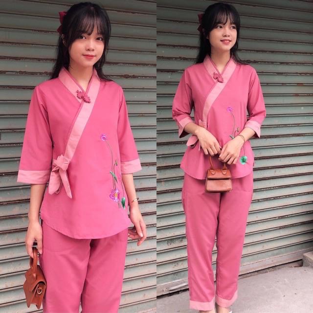 ĐỒ LAM ĐI CHÙA - mẫuSen Nơ Kate