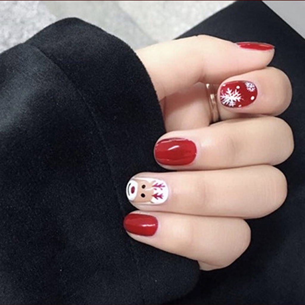 Hộp 24 móng tay giả dáng dài, nail giả mẫu mới về Kinakino phukienlamdep