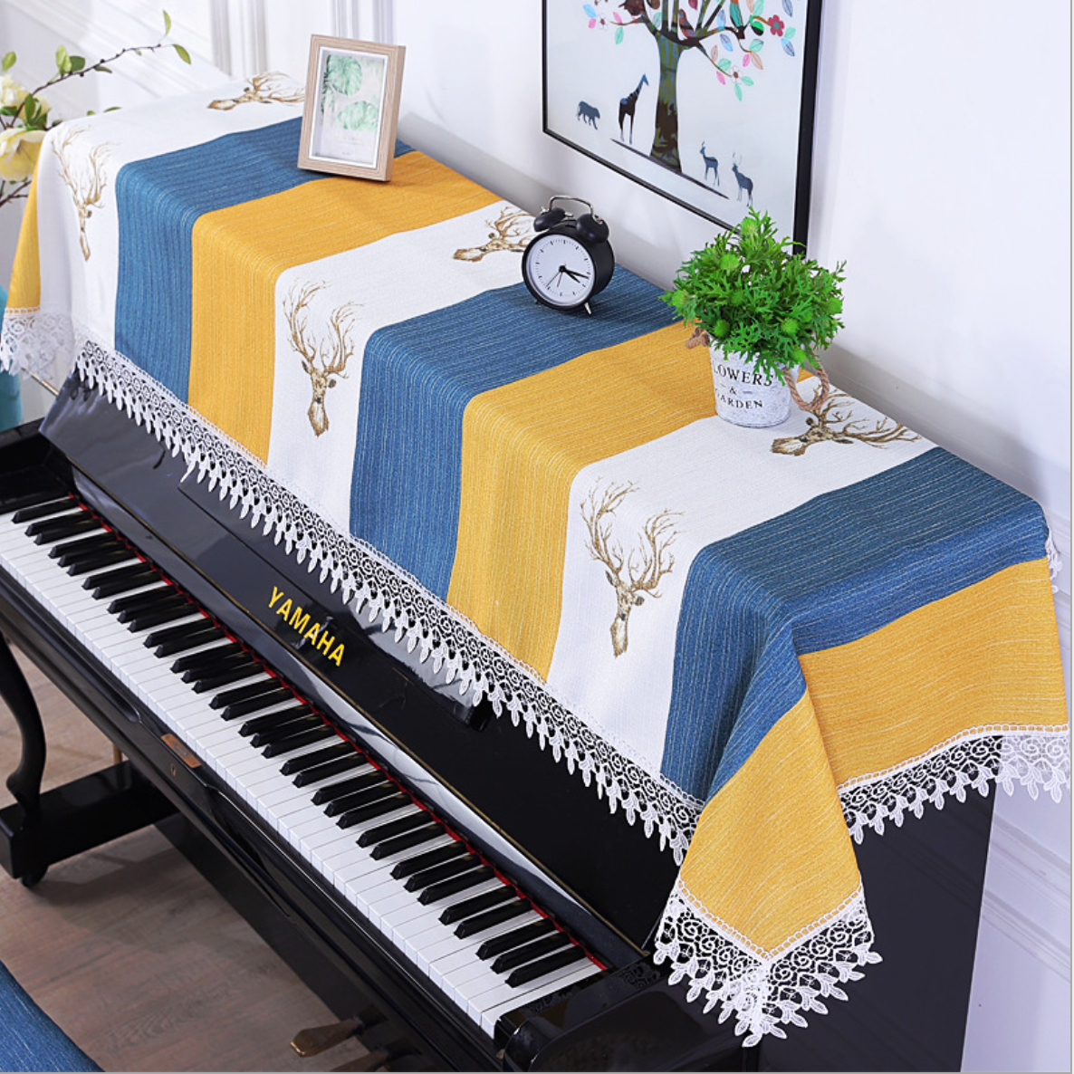 Khăn phủ đàn piano sang trọng thanh lịch
