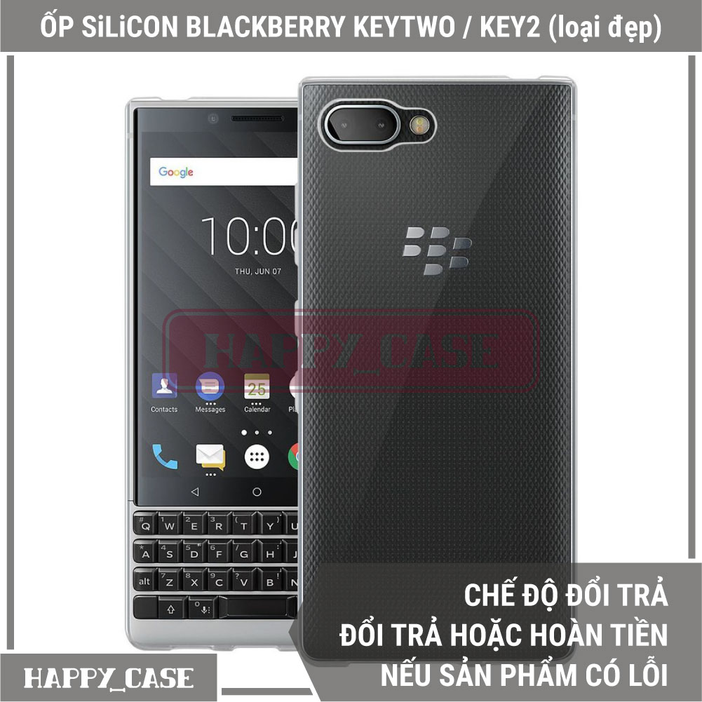 Ốp Lưng Điện Thoại BLACKBERRY KEYTWO / BB KEY2 (Loại Đẹp) Thin Transparent Silicon