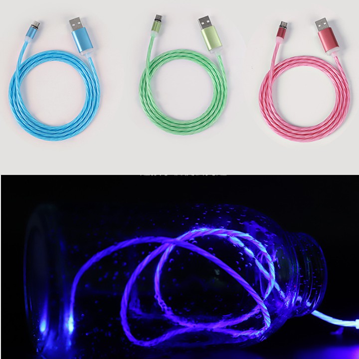 Cáp Sạc Nam Châm  Đèn Led Siêu Đẹp