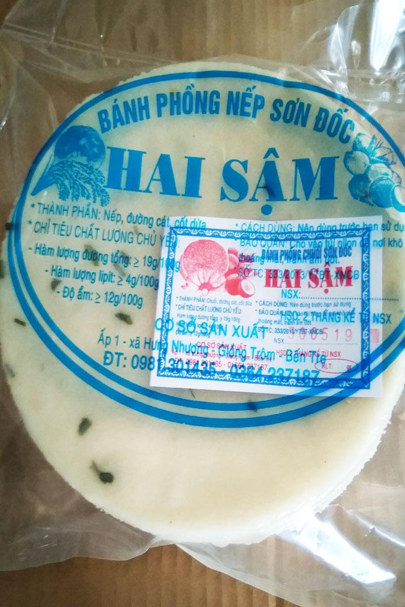Bánh phồng Sơn Đốc nếp lớn 20 bánh