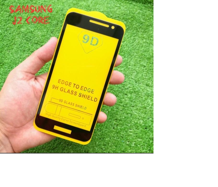Kính cường lực cho điện thoại Samsung Galaxy J2 Core 9D xịn Full màn hình cao cấp