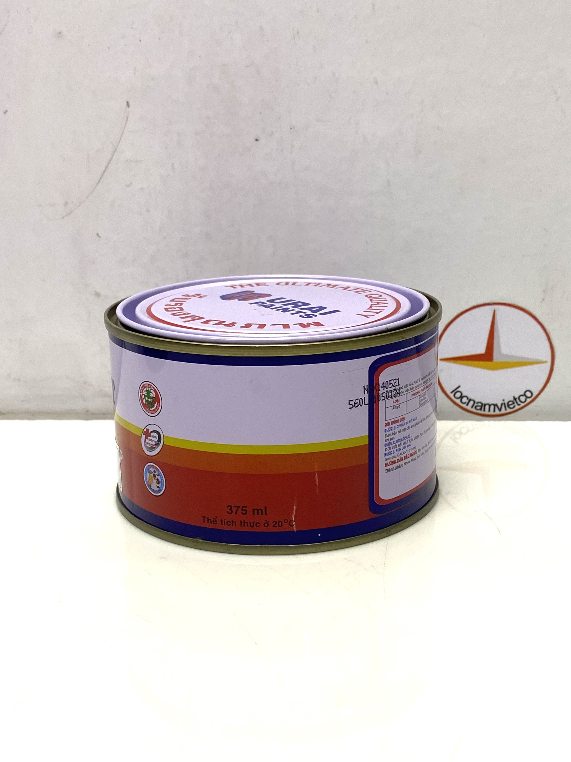 Sơn sắt thép, sơn dầu Galant màu Yellow 509 375ml