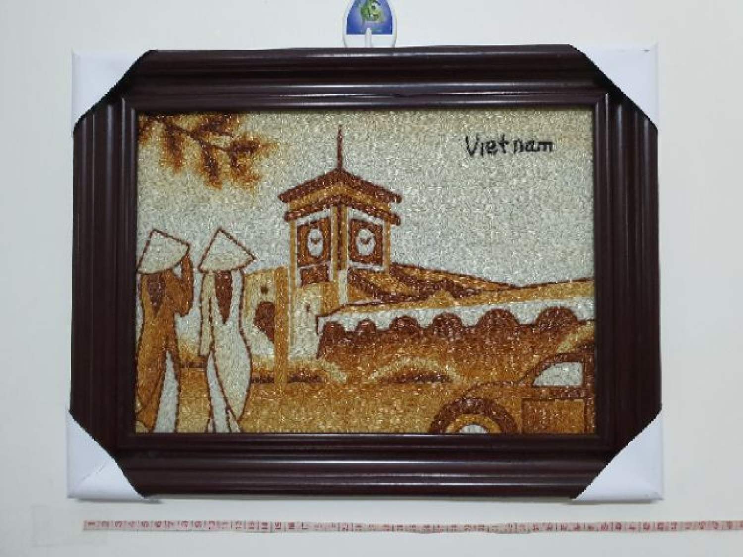 Tranh Gạo Lưu Niệm Việt Nam (30cmx40cm)