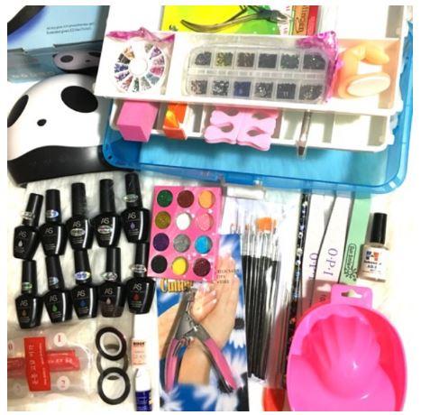 Bộ dụng cụ làm nail cho người mới bắt đầu và học viên