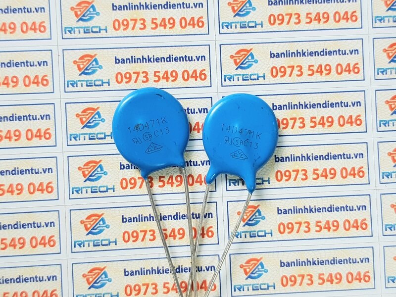 Combo 10 Tụ chống sét Varistor 14D471K 470V 14mm
