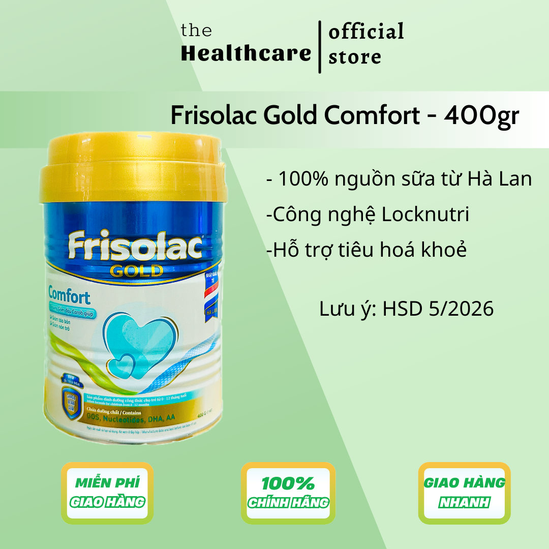 Sữa bột Frisolac gold Comfort 400gr