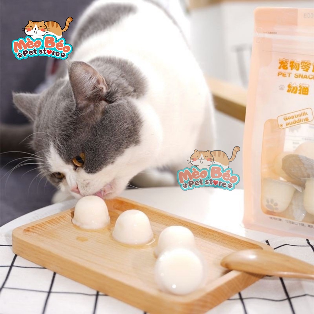 Thạch pudding sữa dê bổ sung canxi cho mèo - 15g